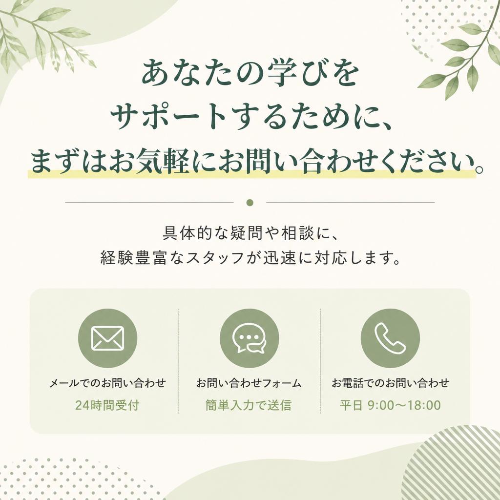 今すぐお問い合わせ！