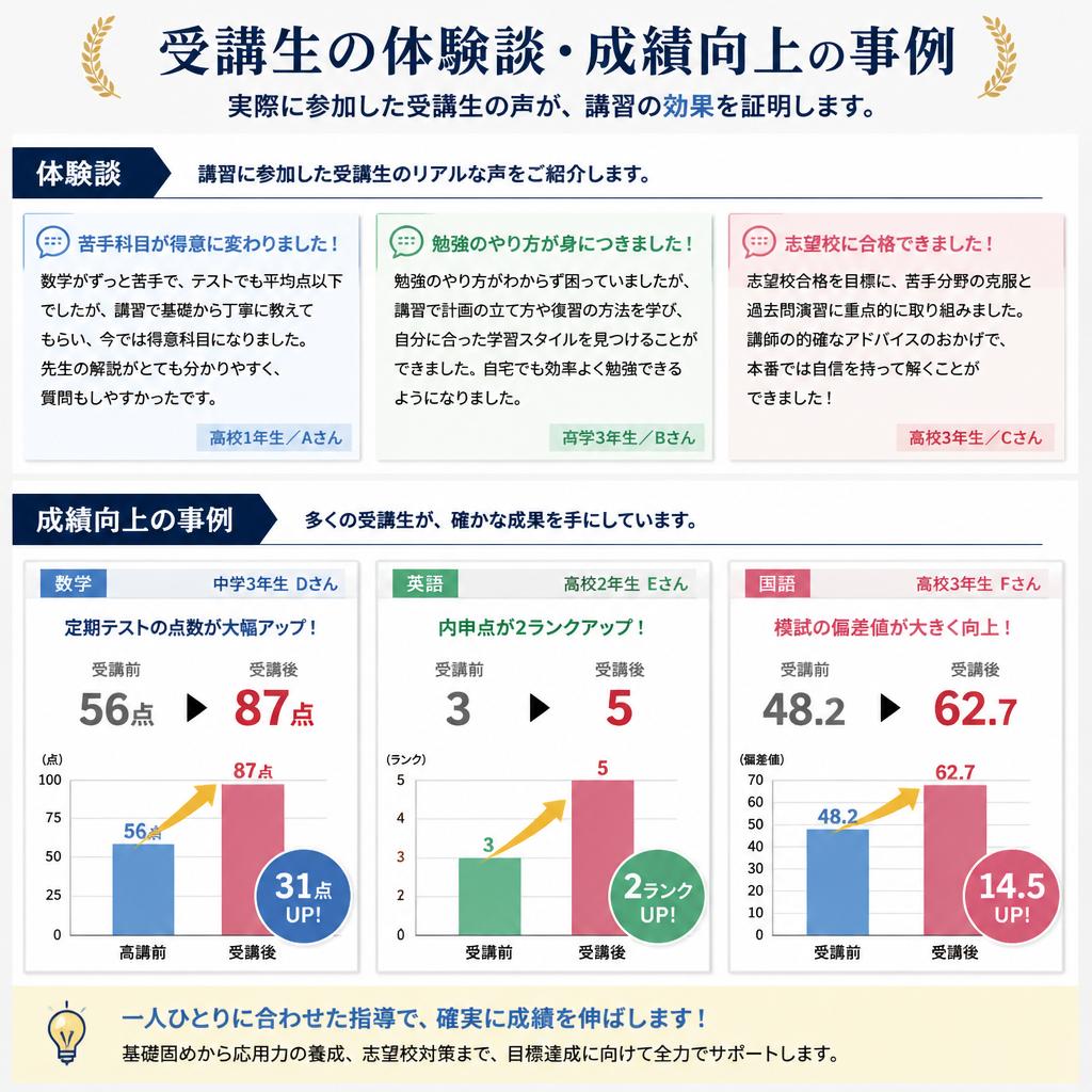 受講生の声