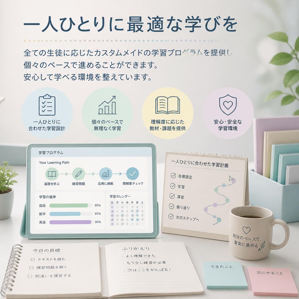 安心の個別指導スタイル