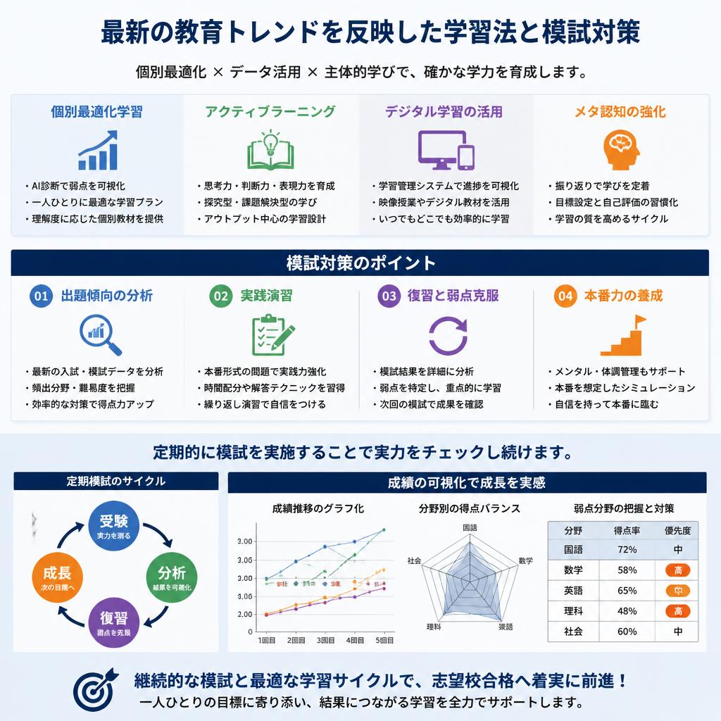 最新の学習法と模試対策