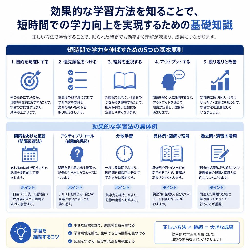 2. 効率的な勉強法の基本