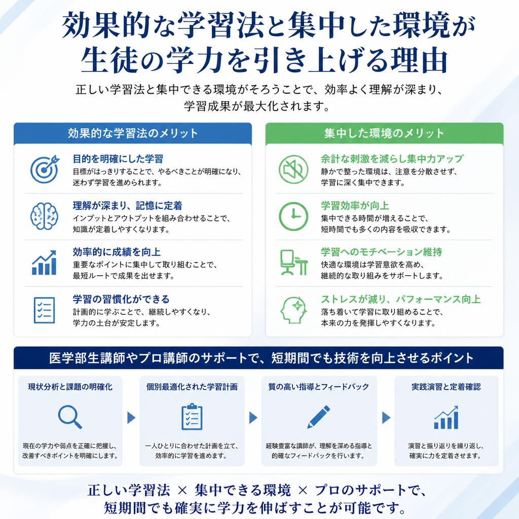 なぜ短期で成績がアップできるのか？