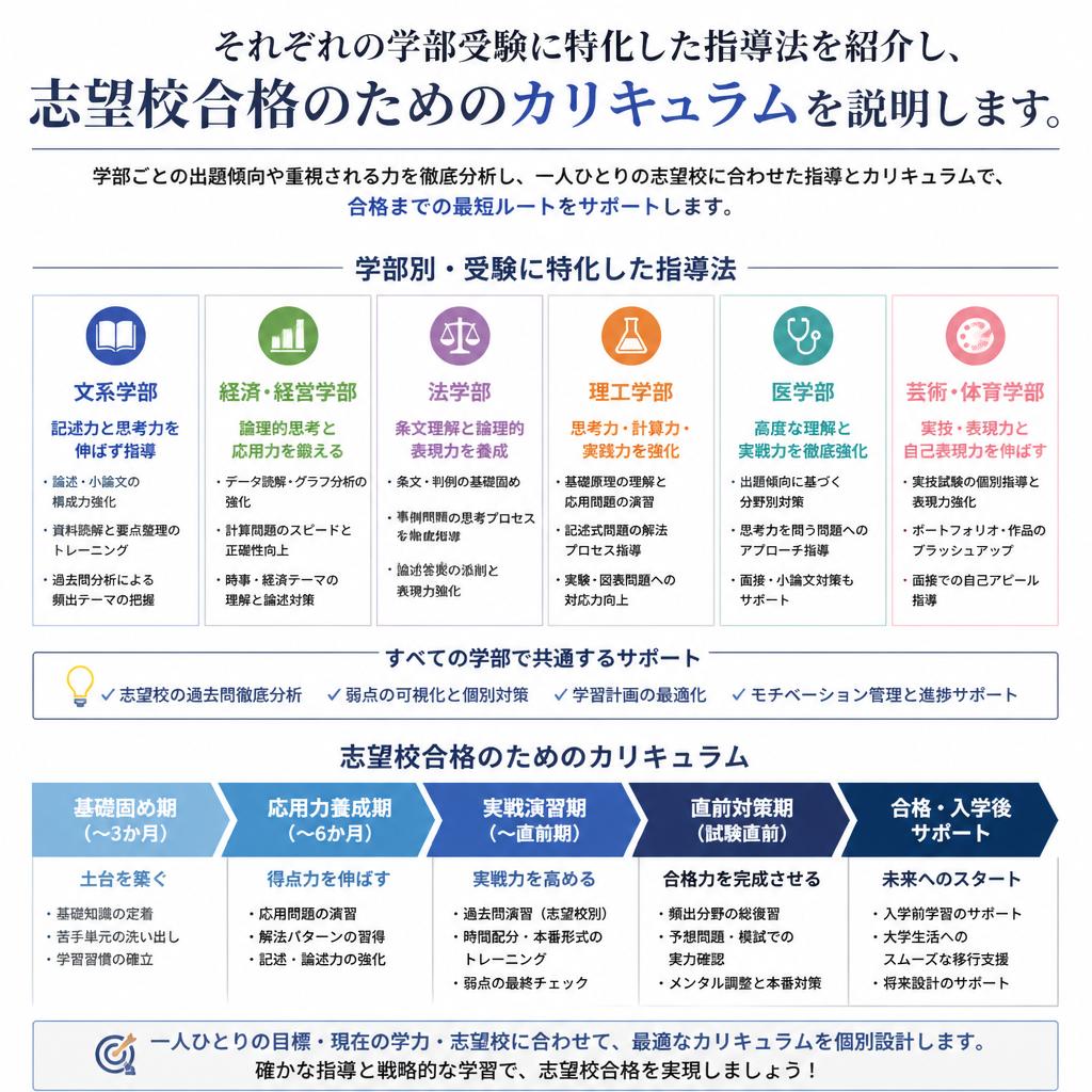 【2】医学部・薬学部・歯学部への特化