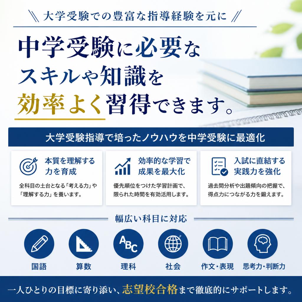 大学受験ノウハウの応用