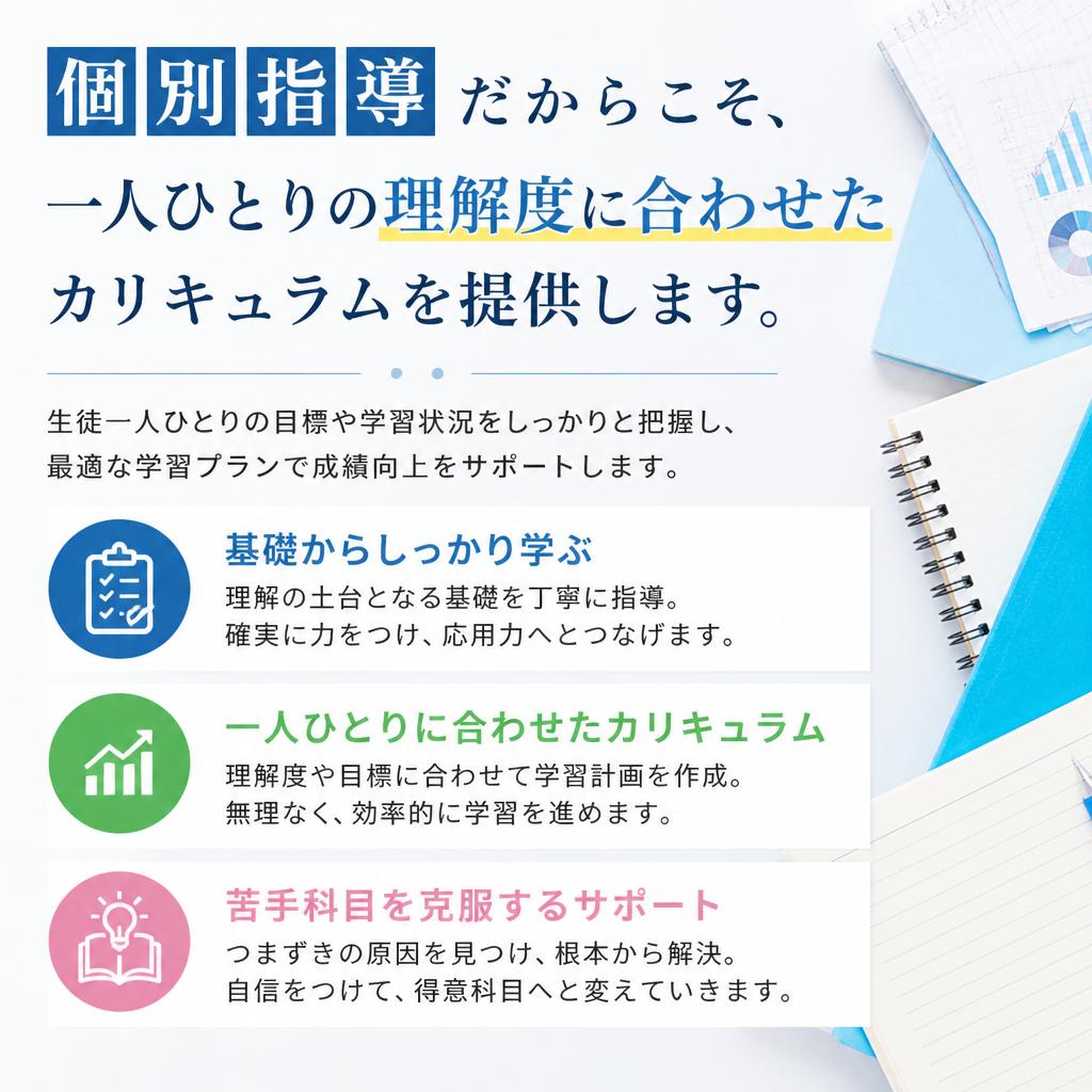 個別指導の強み