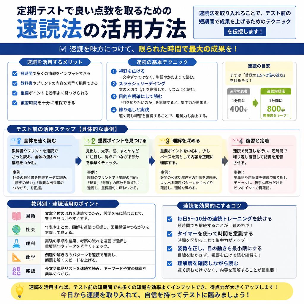 定期テスト対策としての活用方法